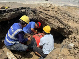 以实战代演练 锻造供水抢修铁军