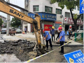 以实战代演练 锻造供水抢修铁军